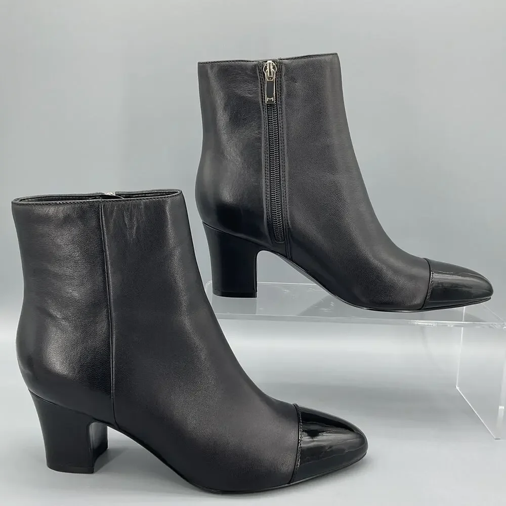 NEW Marc Fisher Women’s Alexa Pointed Toe Booties Black Size 6.5M